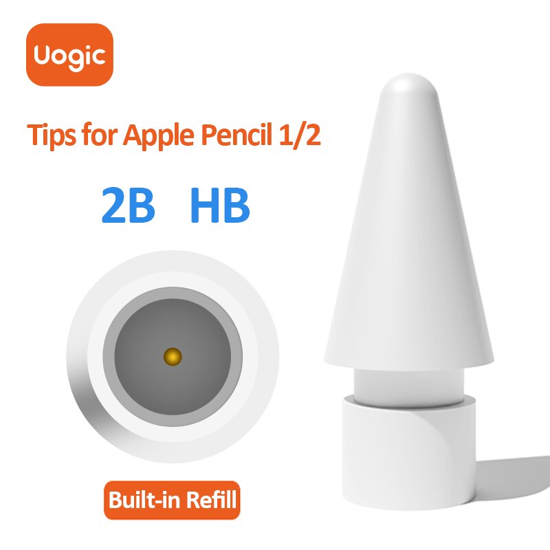 Uogic 3PCS   Apple Pencil 1/2  2B/HB Appl..